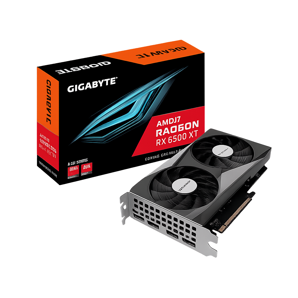 Современная видеокарта AMD Radeon RX 6500 XT с архитектурой RDNA2