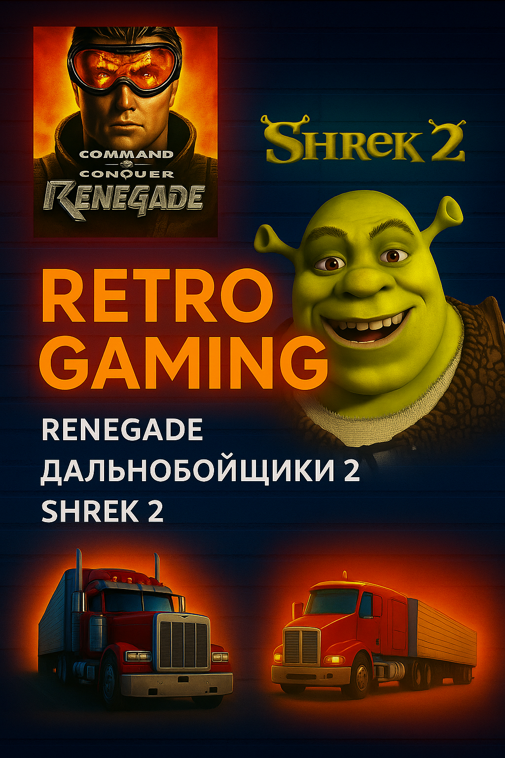 Ретро-ностальгия: Command & Conquer Renegade, Дальнобойщики 2 и Shrek 2 — игры, которые мы не забудем