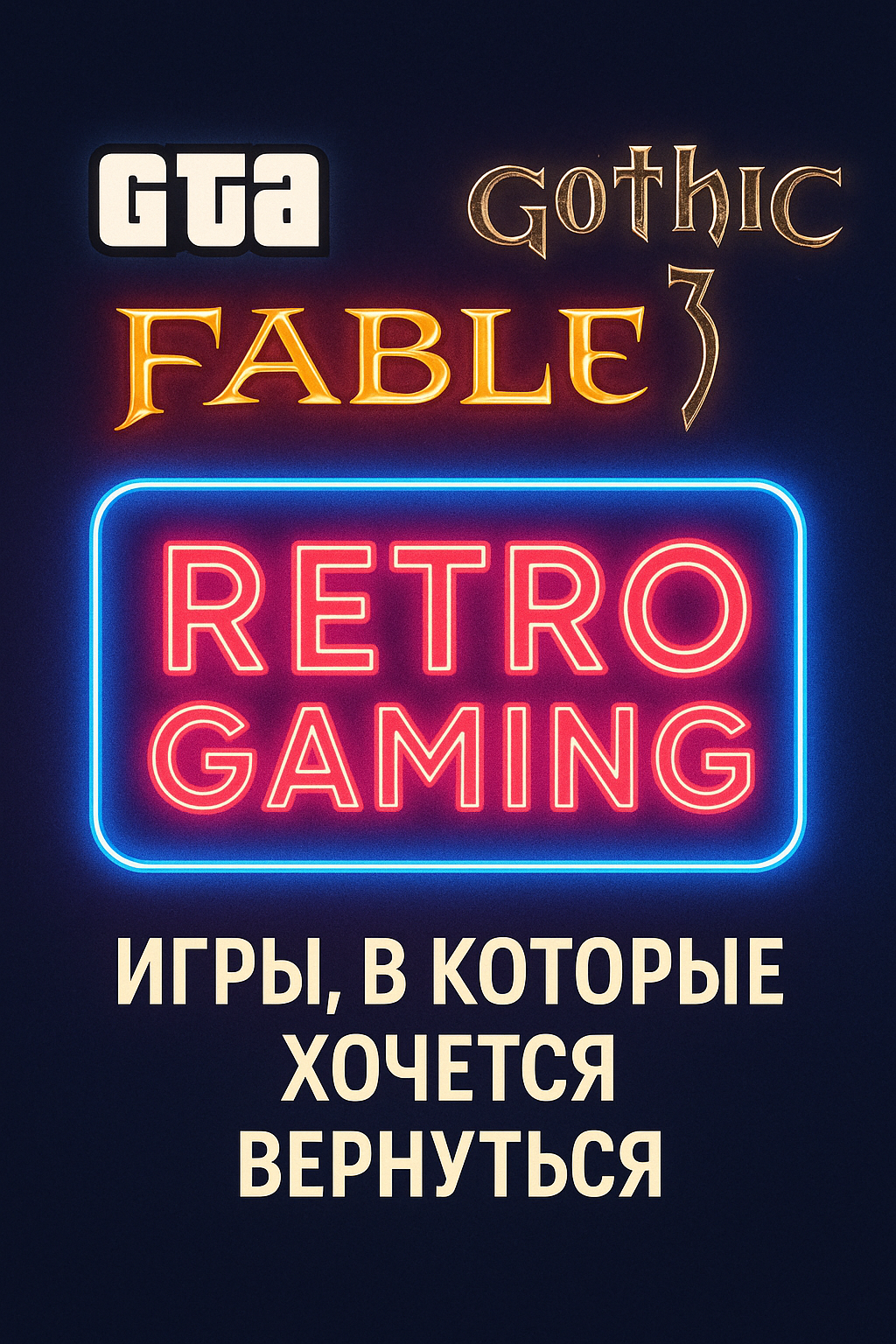 GTA Vice City, Fable, Gothic 3 — игры детства и ностальгии