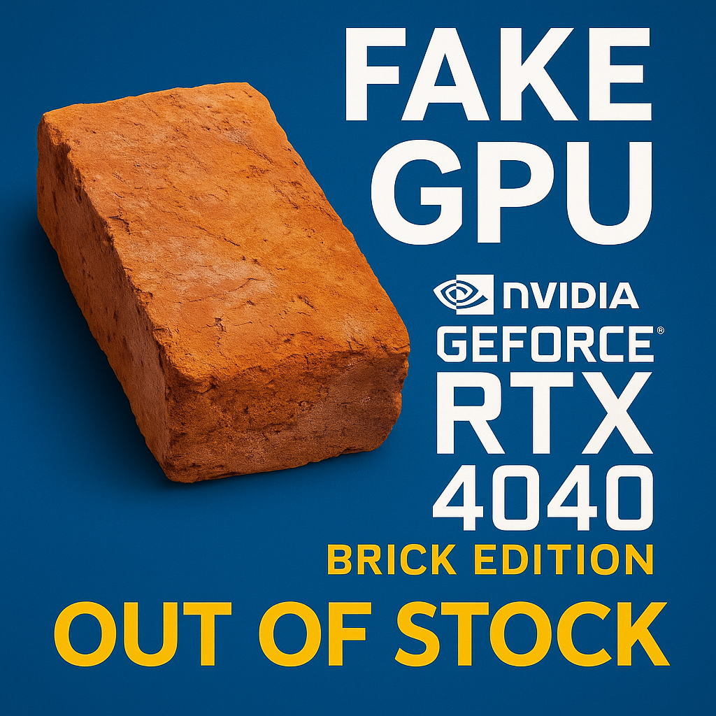 RTX 4040 Brick Edition — фейк, мем или пасхалка Nvidia?